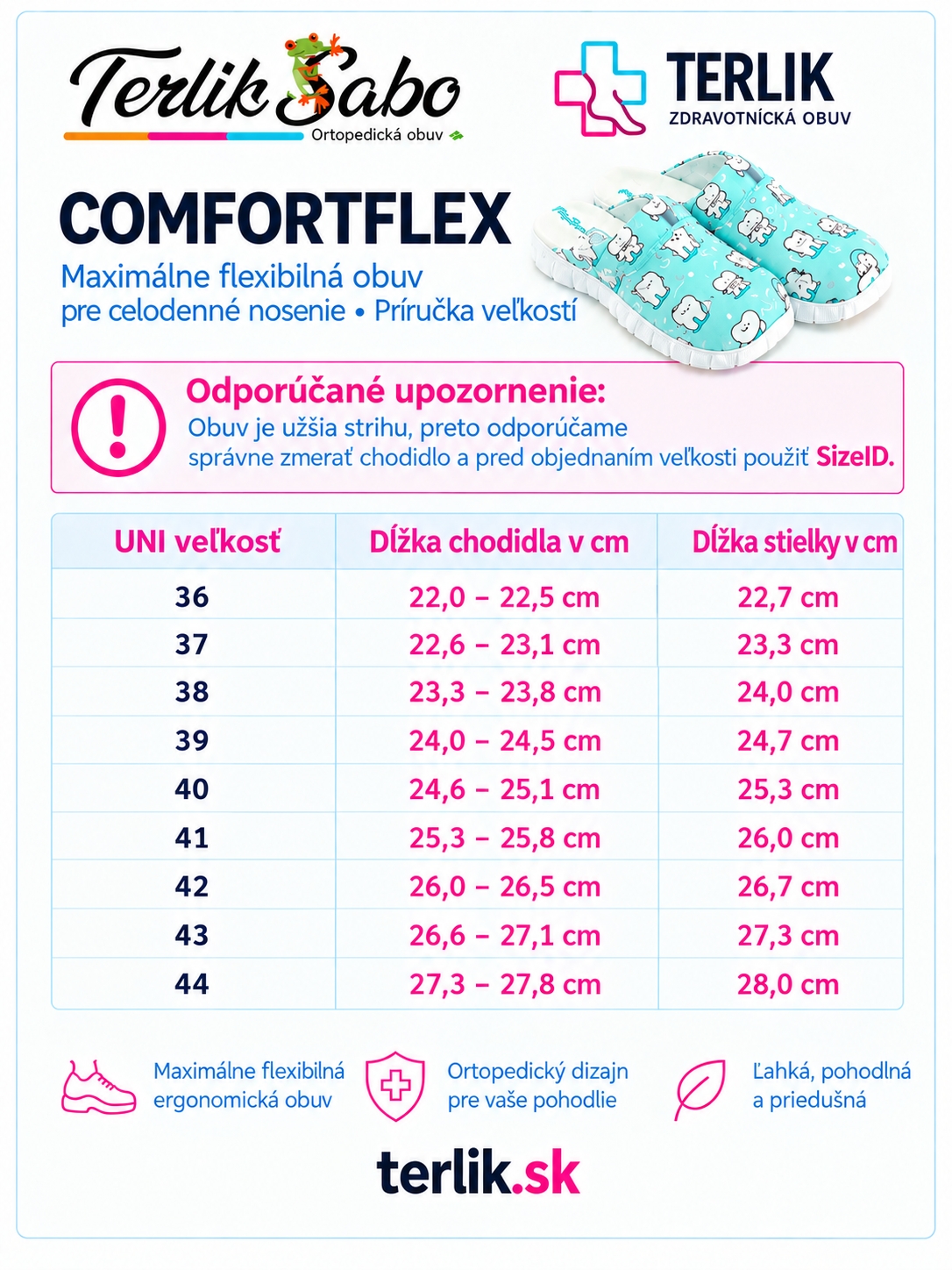 Terlik Sabo Comfortflex kenyelem